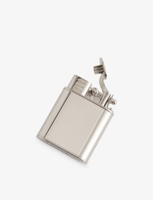DUNHILL: Turbo Lighter Lines Palladium-Brass Lighter