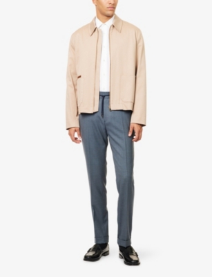 PAUL SMITH: Drawstring-Waist Tapered-Leg Wool Trousers