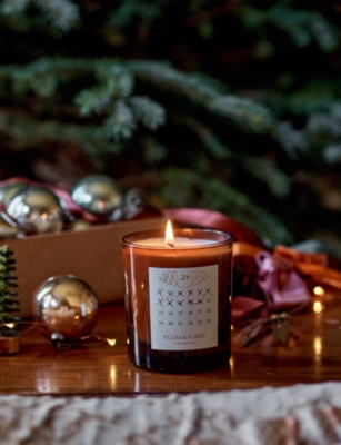 PLUM AND ASHBY: Cedarwood & Pine Needles Scented Candle 220g