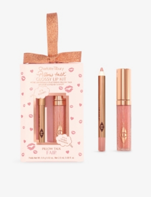 Charlotte Tilbury Pillow Talk Original Glossy Lip Kit In Pink