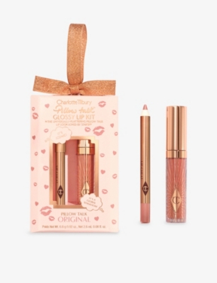 Charlotte Tilbury Pillow Talk Original Glossy Lip Kit In Pink