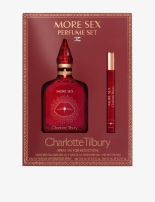 Charlotte Tilbury Womens More Sex Perfume Set In Red