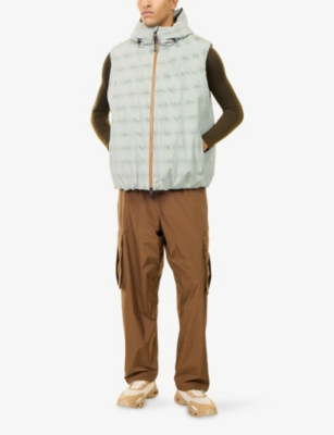 LOEWE: Loewe x ON Striped Shell Gilet