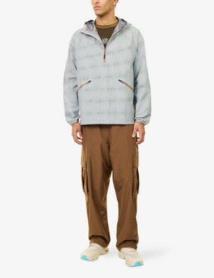 LOEWE: Loewe x ON Storm Striped Shell Anorak