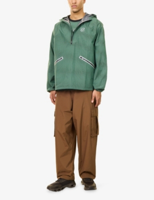 LOEWE: Loewe x ON Storm Striped Shell Anorak