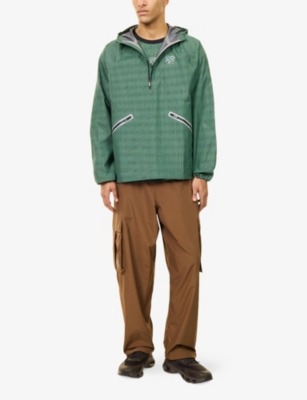 Loewe Mens Toffee  X On Patch-pocket Shell Cargo Trousers Xl In Brown