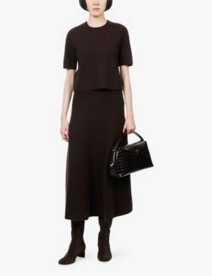 ME AND EM: Felted Round-Neck Merino-Wool T-Shirt