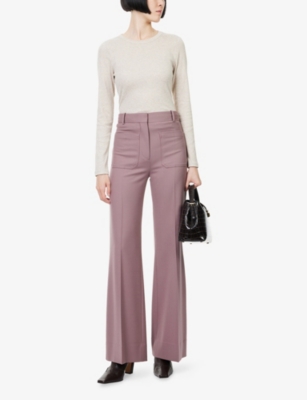 ME AND EM: Ultimate Ribbed Long-Sleeve Stretch-Cotton Top