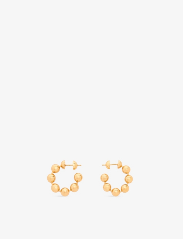 Cascade Brass Drop Earrings