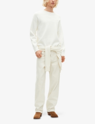 THE KOOPLES: Crewneck Regular-Fit Stretch Wool And Cotton-Blend Jumper