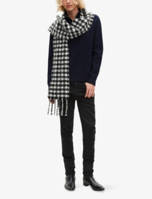 THE KOOPLES: Half-Zip Regular-Fit Stretch Wool And Cotton-Blend Jumper