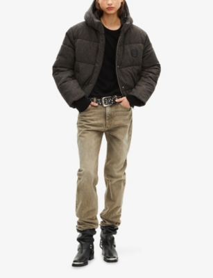 THE KOOPLES: Padded Branded-Patch Wool-Blend Jacket