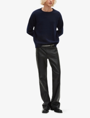 THE KOOPLES: Brand-Embroidered Crewneck Wool-Blend Jumper