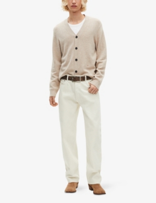 THE KOOPLES: V-Neck Relaxed-Fit Stretch Cashmere-Blend Cardigan