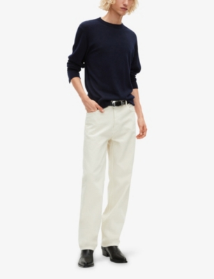 THE KOOPLES: Logo-Embroidered Crewneck Wool Jumper