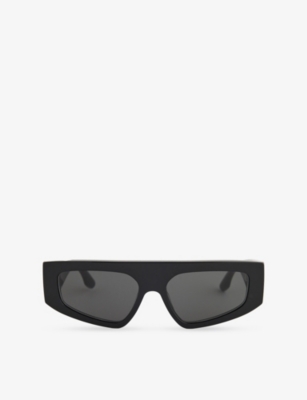 VICTORIA BECKHAM: VB690S Rectangular-Frame Acetate Sunglasses