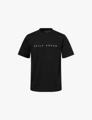 DAILY PAPER: Alias Brand-Embroidery Cotton-Jersey T-Shirt