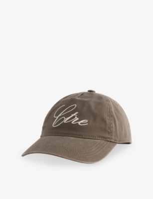 The Couture Club Womens Chocolate Ctre Script Cotton Cap In Brown