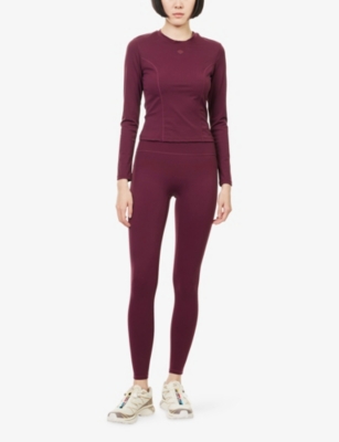 THE COUTURE CLUB: Sculpting Crossover Stretch-Woven Top