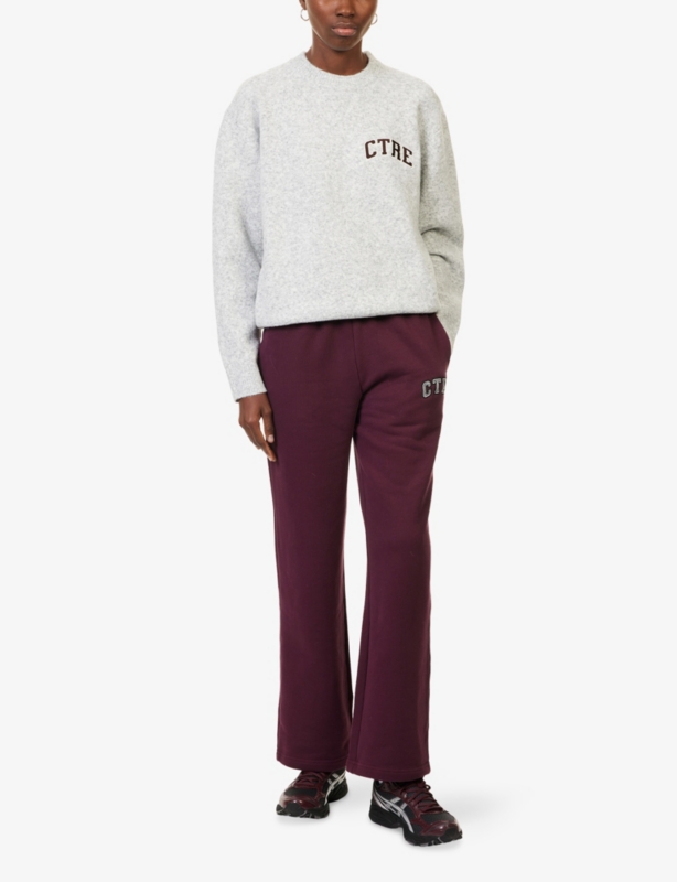 Logo-Embroidered Relaxed-Fit Knitted Jumper