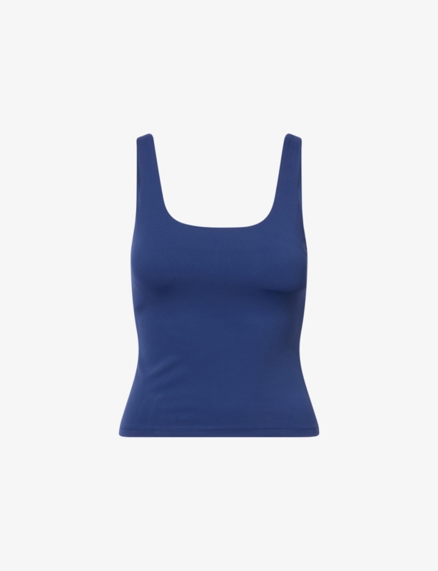 Sculpt Scoop-Neck Stretch-Woven Top
