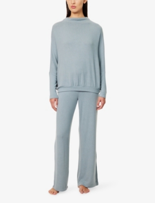 EBERJEY: Cozy Time Mock-Neck Knitted Jumper