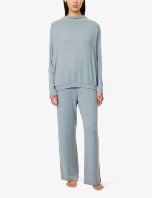EBERJEY: Cozy Time Wide-Leg Stretch-Woven Trousers