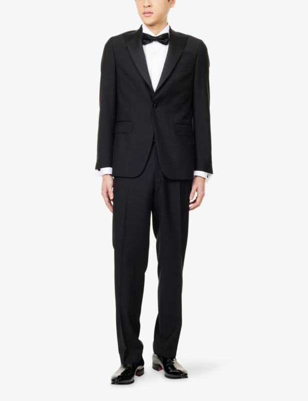 Denz Tuxedo Wool Trousers