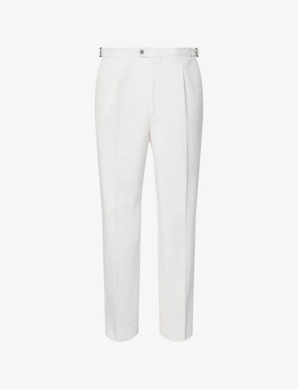 Delon Adjustable-Waist Cotton Trousers