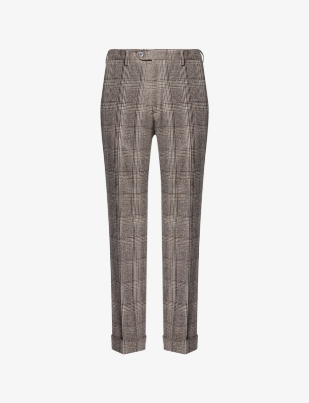 Dandy Turn-Up Wool Trousers