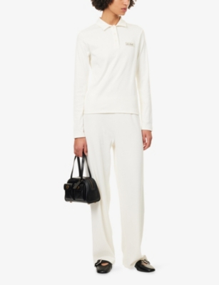 4TH & RECKLESS: Liliana Ribbed Cotton-Jersey Trousers