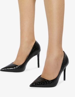 DUNE: Assured Leather Heeled Courts