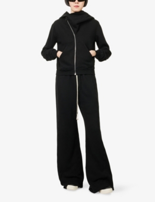 RICK OWENS DRKSHDW: Mountain Zip-Through Cotton-Jersey Hoody