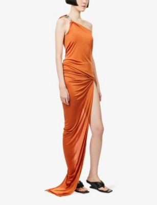 RICK OWENS LILLIES: Hydra Asymmetric Jersey Top