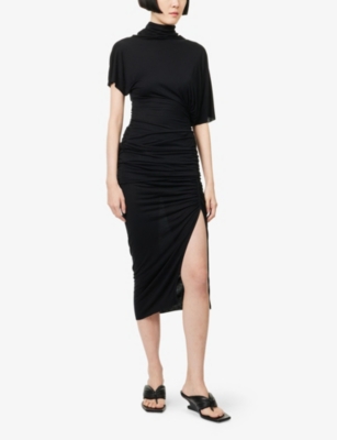 RICK OWENS LILLIES: Lilith Draped Jersey Top