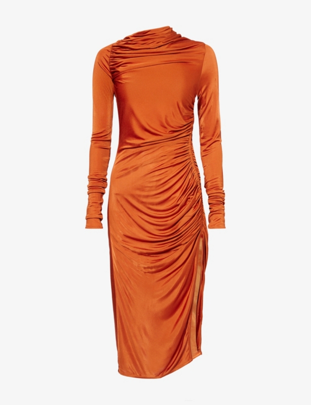 Svita Long-Sleeve Jersey Maxi Dress