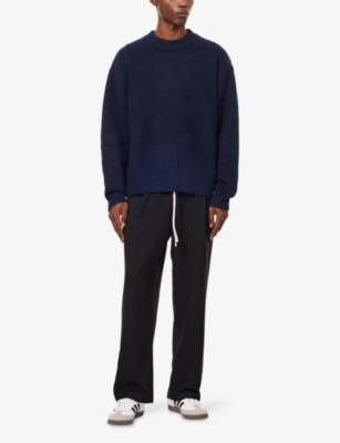 THE COUTURE CLUB: Copyright Long-Sleeve Knitted Jumper