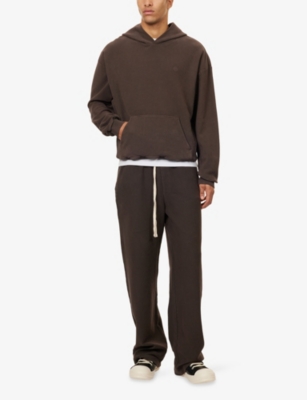 THE COUTURE CLUB: Ribbed Relaxed-Fit Cotton-Jersey Hoodie