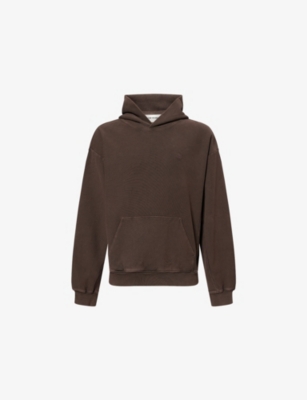 THE COUTURE CLUB: Ribbed Relaxed-Fit Cotton-Jersey Hoodie