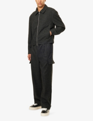 THE COUTURE CLUB: Tailored Herringbone Woven Jacket