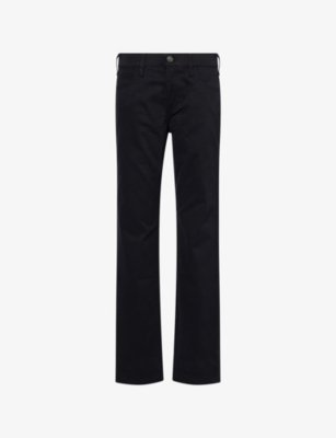 PAIGE: Macneil Straight-leg Cotton-Twill Trousers