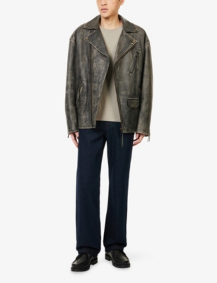 PAIGE: Roseland Straight-leg Denim Trousers