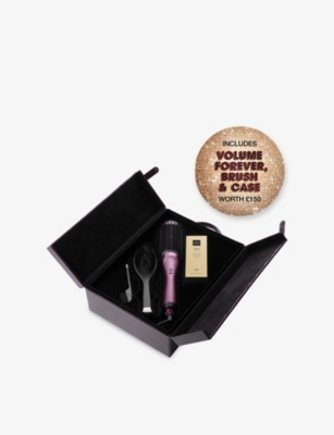 Ghd Duet Blowdry Hairdryer Brush Festive Gift Set In Cherry Chic