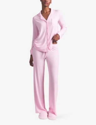 SKIMS: Soft Lounge Rib-Knit Stretch-Modal Sleep Set