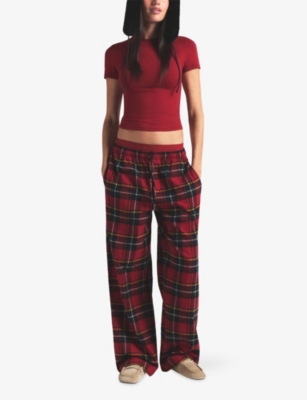 SKIMS: Slim-Fit Round-Neck Stretch-Cotton T-Shirt