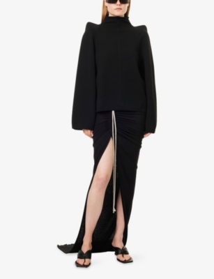 RICK OWENS: Con Wool Knitted Top
