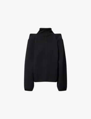 RICK OWENS: Con Wool Knitted Top
