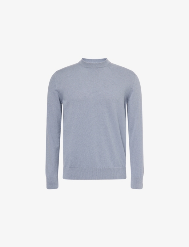 Crew-Neck Long-Sleeves Cashmere Jumper