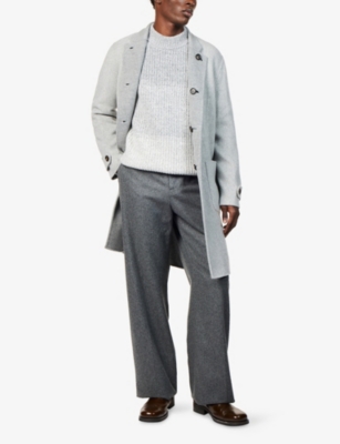 ELEVENTY: Mock-Neck Long-Sleeve Wool Knitted Jumper