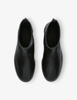 Dear Frances Womens  Joss Leather Ankle Boots In Black